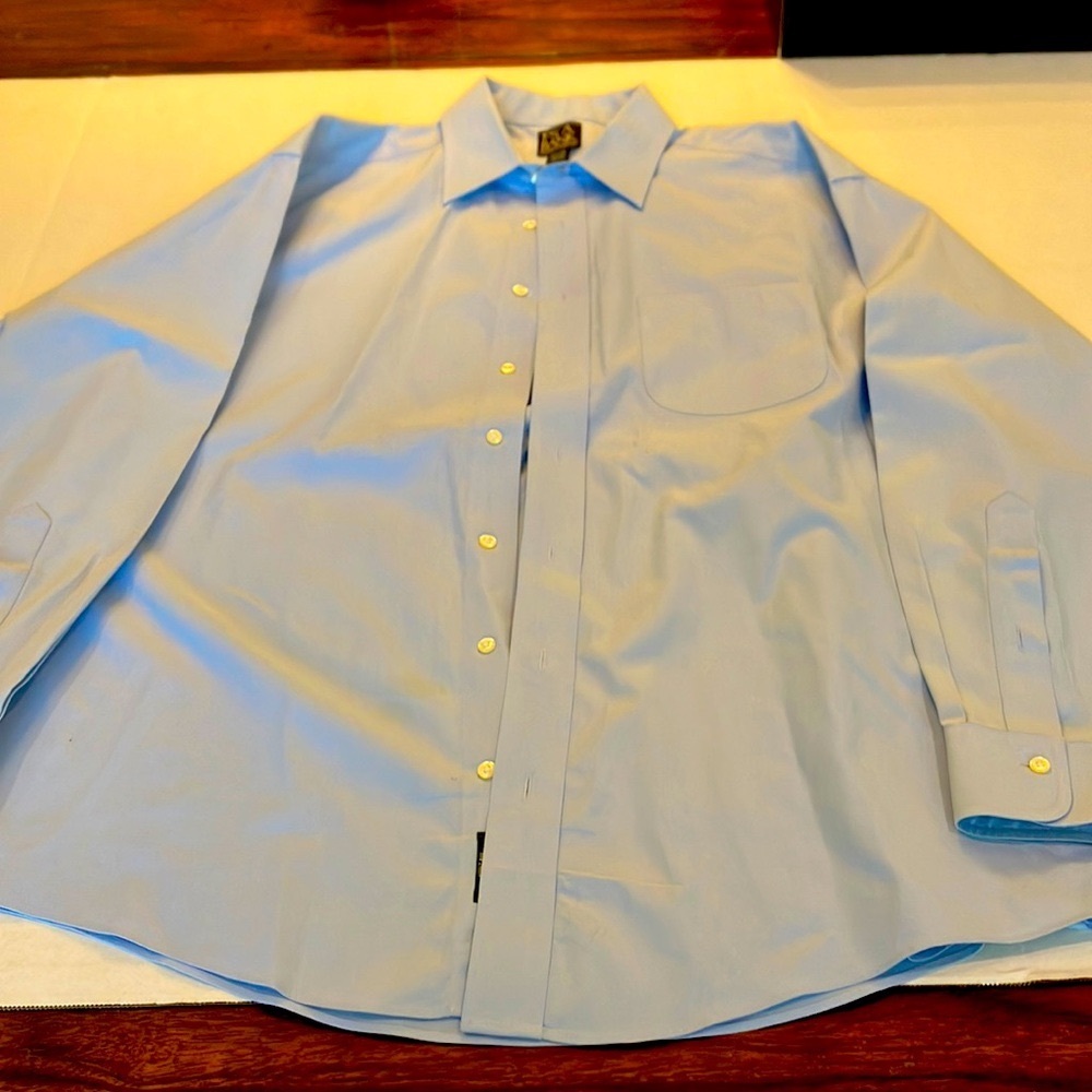 JoS A. Bank Men’s long sleeve dress shirt.  Size 16 1/2 -34